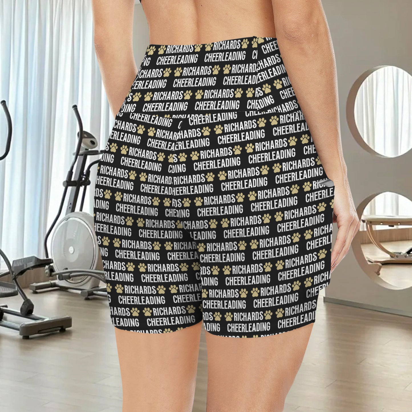High Waist Deep Pockets Yoga Shorts