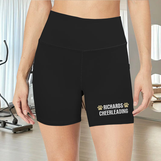 High Waist Deep Pockets Yoga Shorts