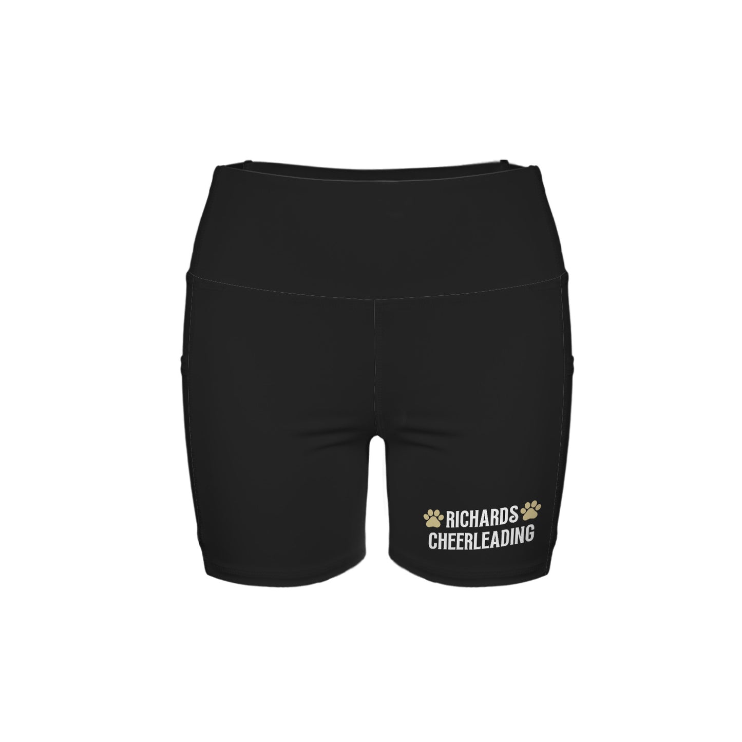 High Waist Deep Pockets Yoga Shorts