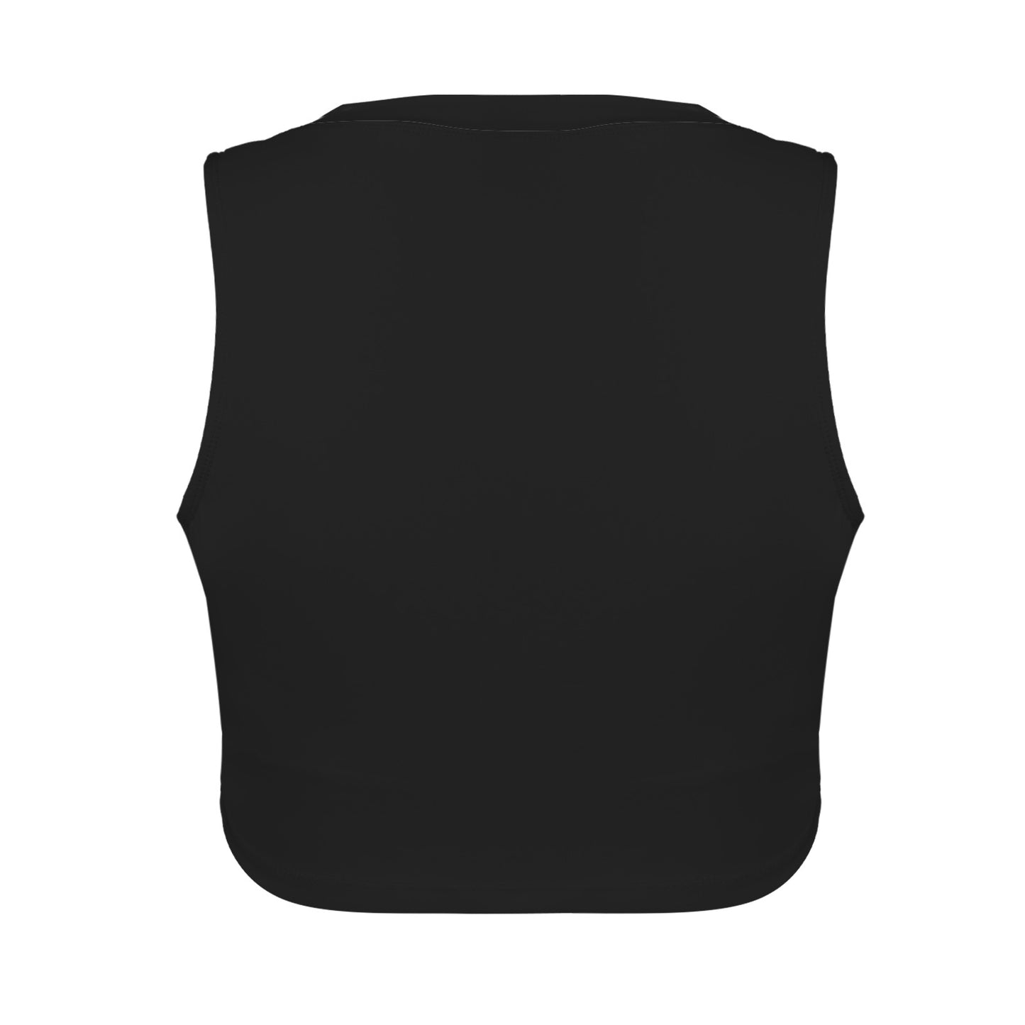Sleeveless Crop Sports Tank Top
